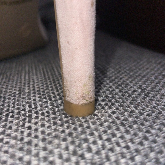 Forever21 Nude Suede Open Toed Heels - Picture 6 of 6